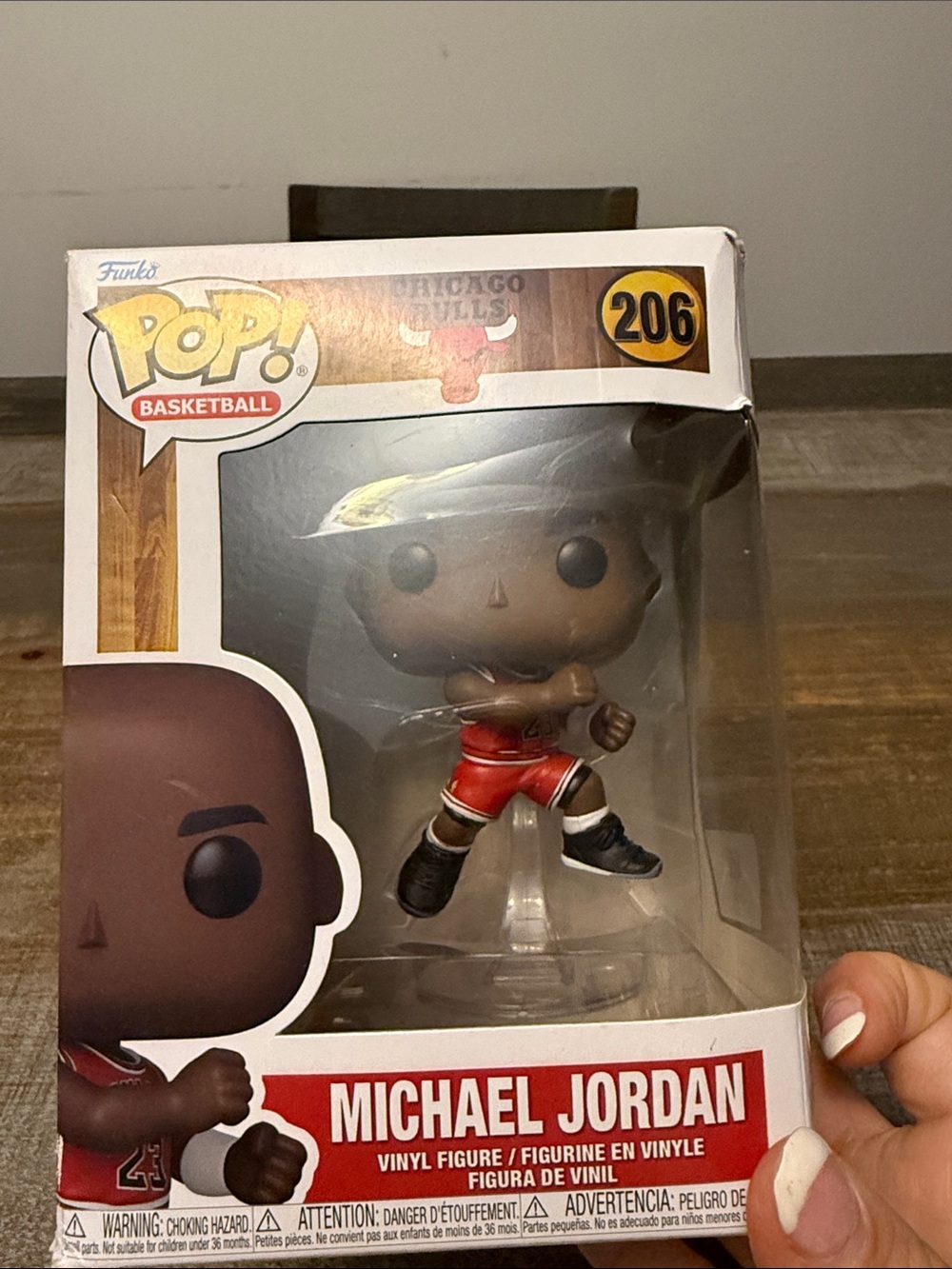 NIB! Michael Jordan Funko Pop Vinyl Figurine #206!